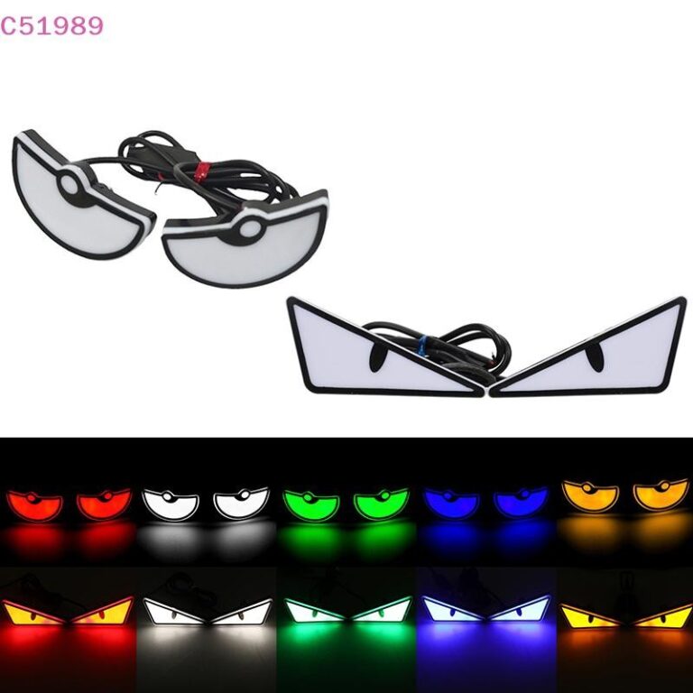 [kaan] 2 Pçs Carro LED Diabo Olhos Luz Universal 