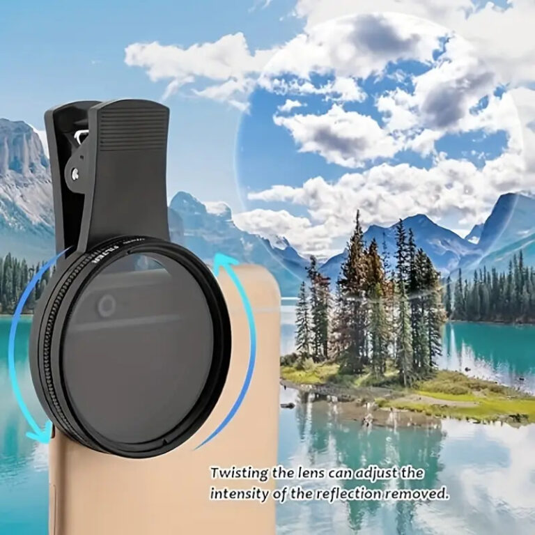 Kit 52mm Filtro Cpl Lente Polarizador Para Celular