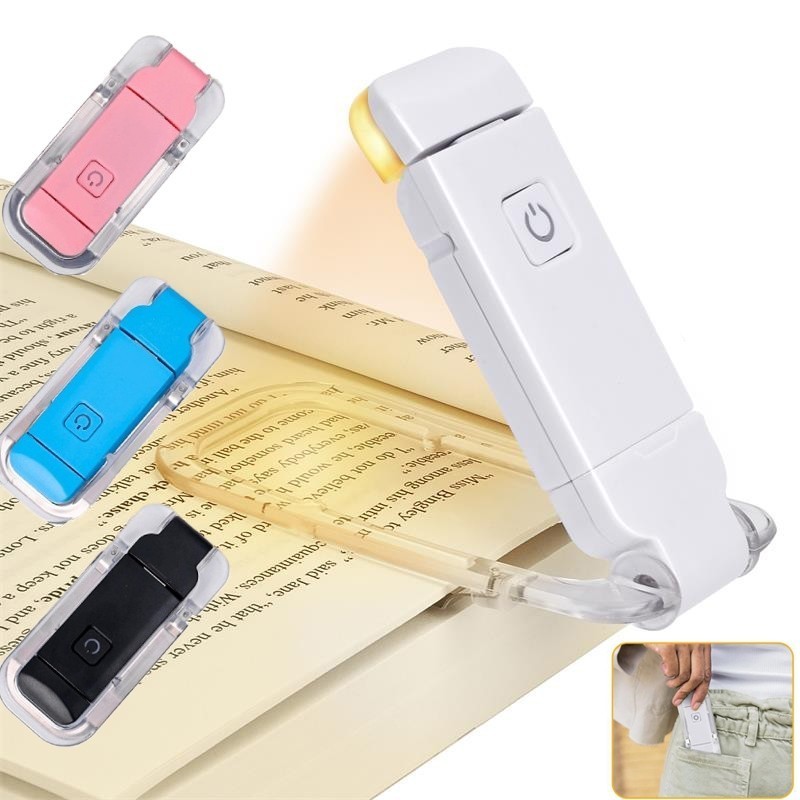 Luz De Leitura De Livros De Leds Brilho Ajustável USB Clip De Proteção Dos Olhos Portátil Bookmark L