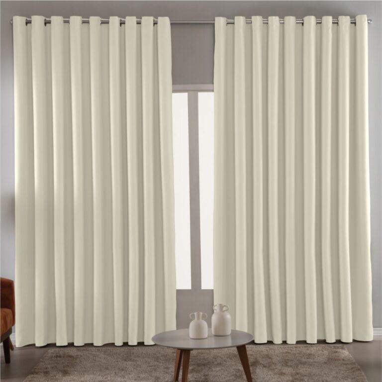Cortina Blackout Em Tecido 4,00×2,50 Corta Lu
