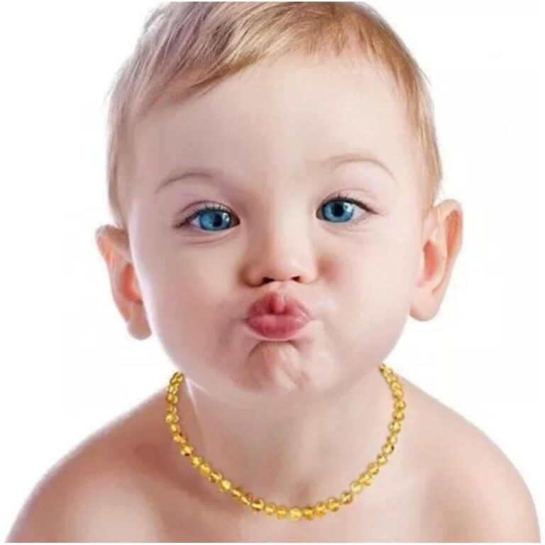 Colar de Âmbar de 0 a 3 anos – Original Com