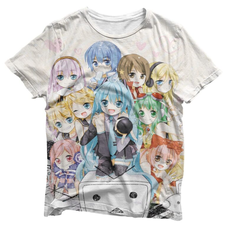 Camisa Vocaloid Personagens – Camisas Vocalo