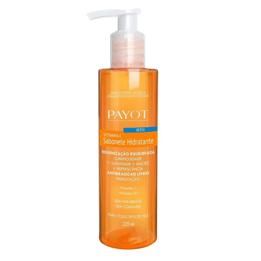 Sabonete Líquido Hidratante Facial Detox Vitamina C 220ml Payot