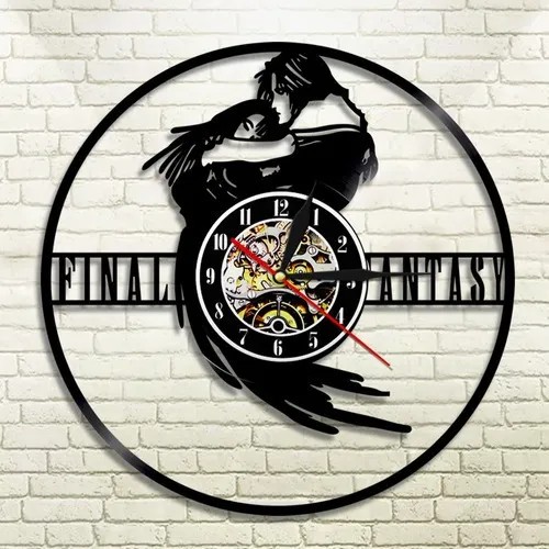 Final Fantasy 03 – Relógio Disco De Vinil D