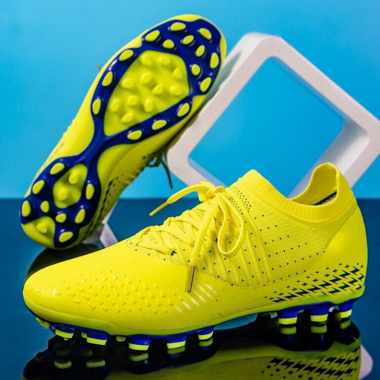 Homens Mulheres Novos Sapatos de Futebol de Cano B