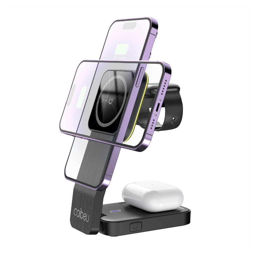 COIBEU Magnético Carregador Por Indução Sem Fio Wireless Carga Rápida 15w Para iPhone Fones smartwat