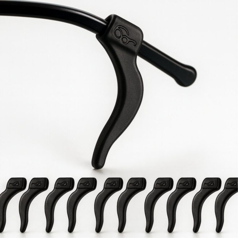 Kit 10 Pares Prendedor De Óculos Gancho De Silico