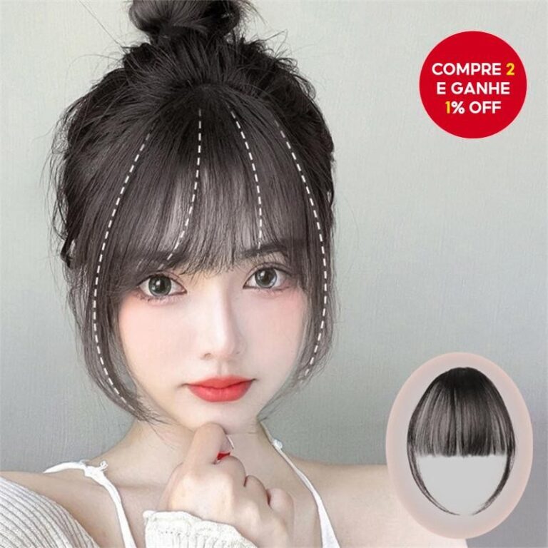 Peruca De Franjas Para Mulheres, Extensão De Cabe