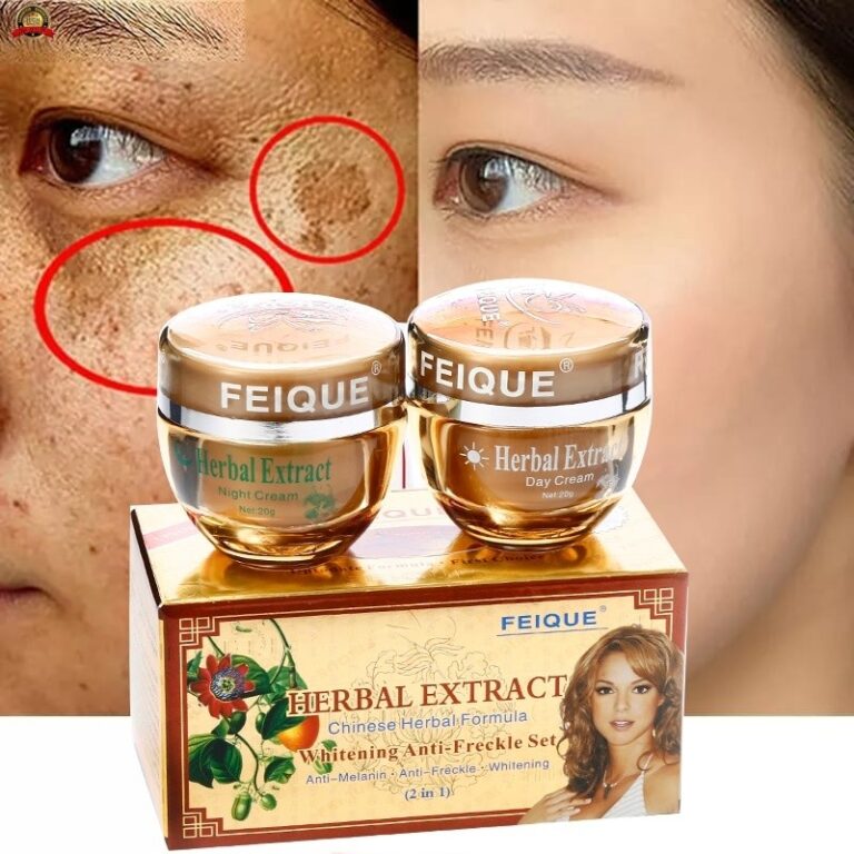 Feique 2 Em 1 Creme De Ervas Clareador Sardas Chin
