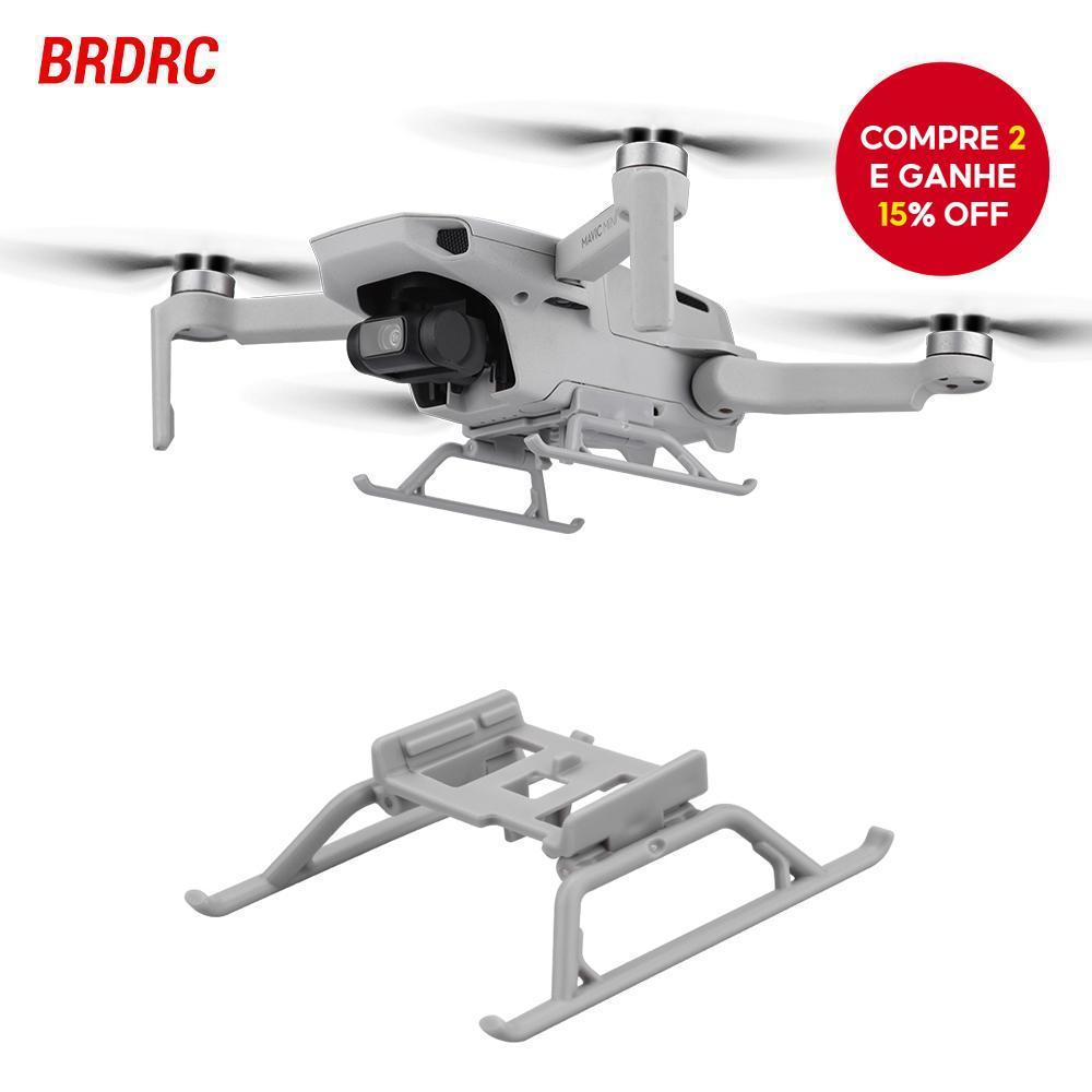 Trem De Pouso BRDRC Para DJI Mini 4KMavic Mini2Mini SE Extensor Leve Suporte Pés De Perna Longa Expa