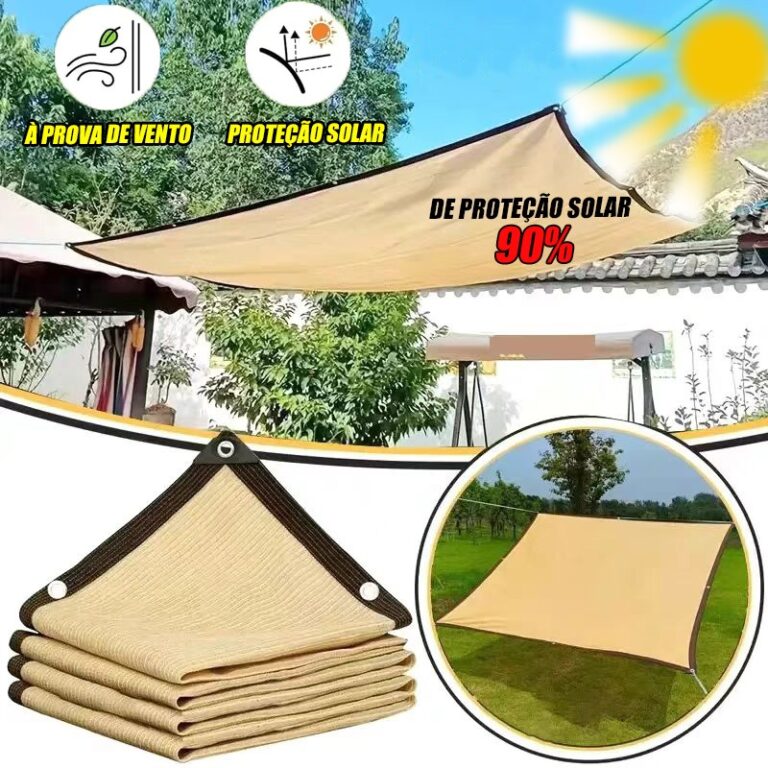 Tela Sombreamento 90% para Garagem e Piscina, Prot