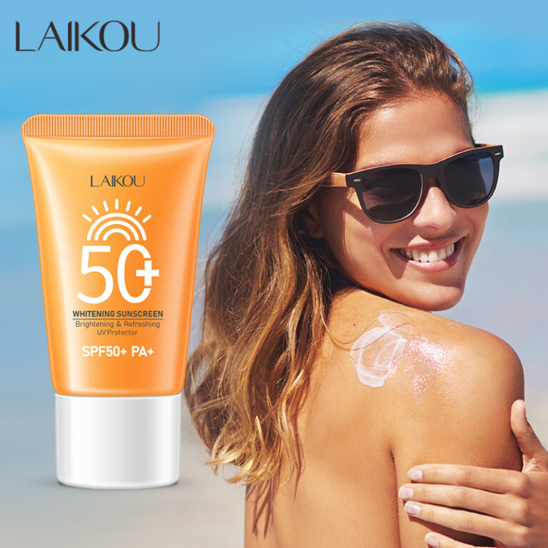 Creme Protetor Solar LAIKOU Clareador, Hidratante,
