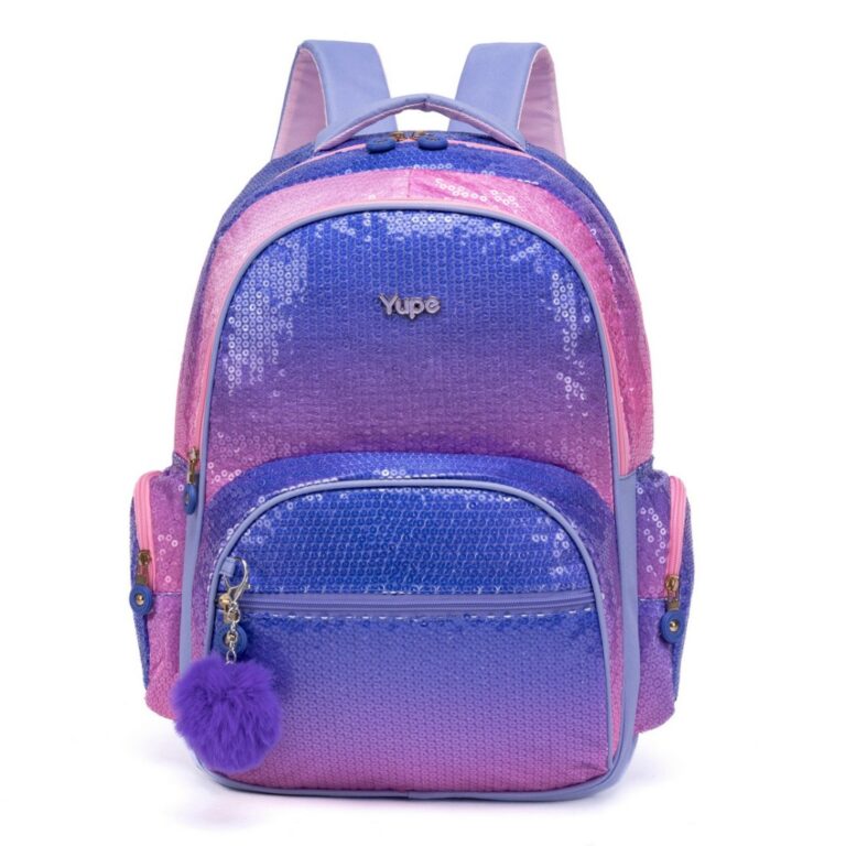 Kit Mochila Yupe Escolar Lancheira Estojo Chaveiro