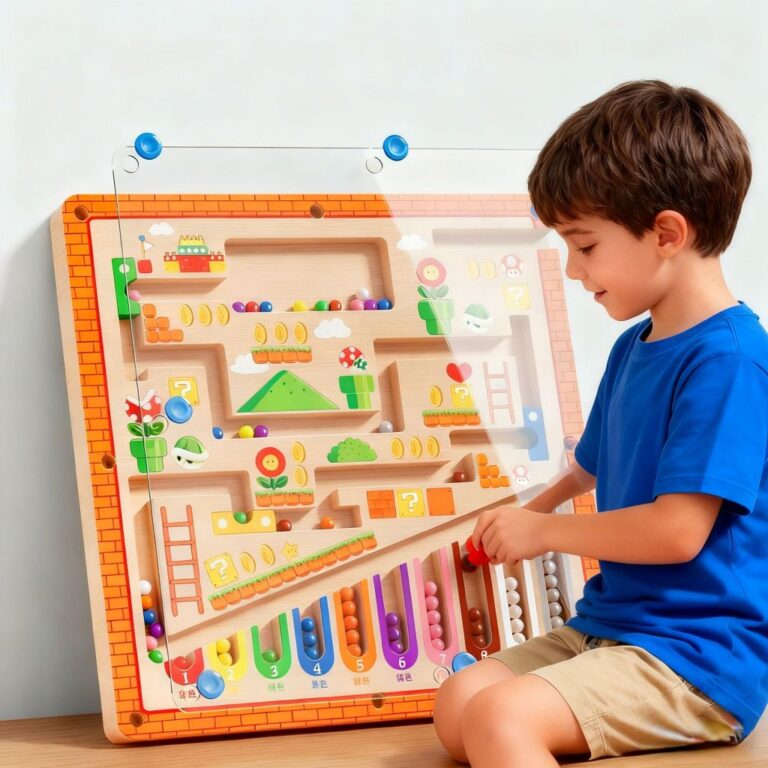 Brinquedos Montessori Magnético Labirinto de Core