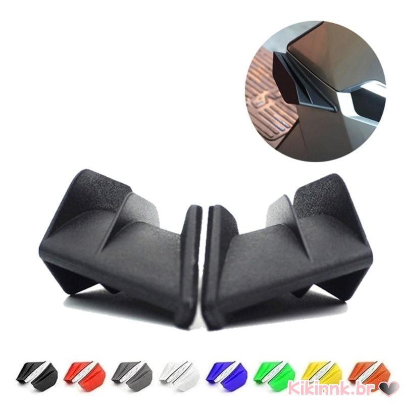 Motocicleta Winglets Kit Asa Aerodinâmica Spoiler