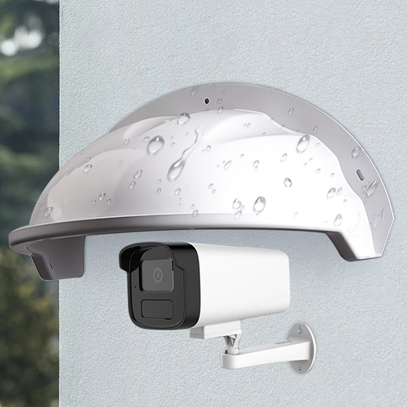 Protetor Câmera Segurança Dome Capa Proteção Resistente Chuva Curvo Parede Impermeável Case