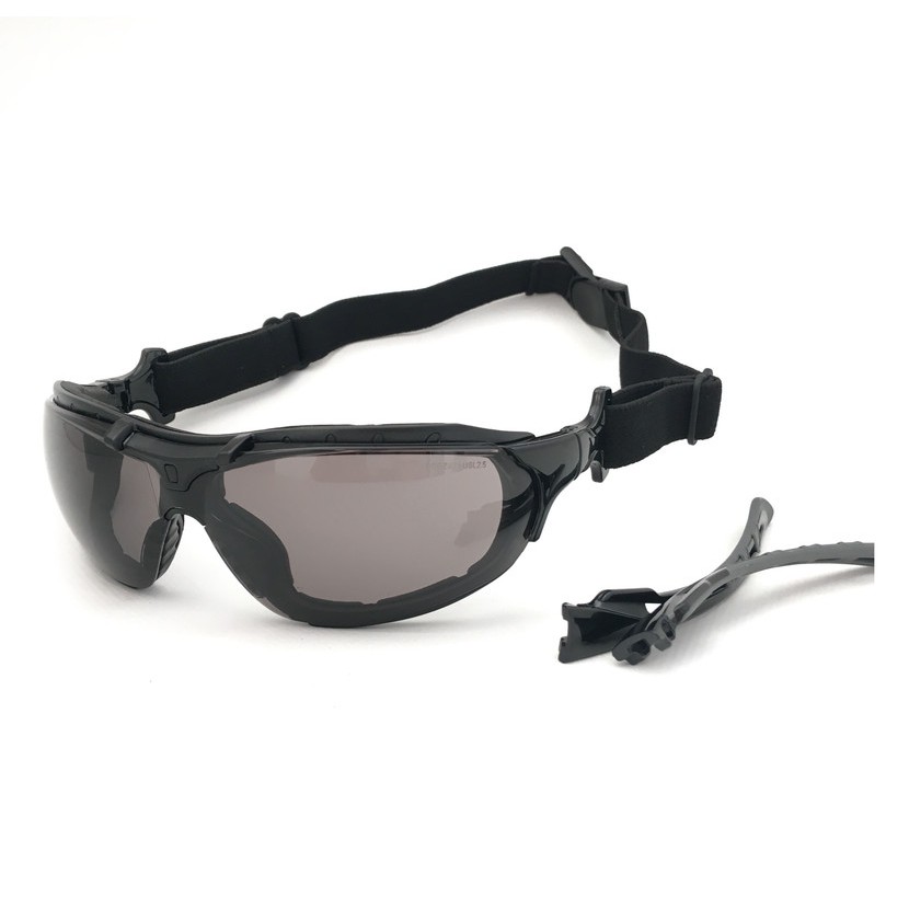 Óculos SOL Proteção ESPORTIVO STEELFLEX ROMA FUME Esportivo AIRSOFT Teste Balístico Paintball Resist