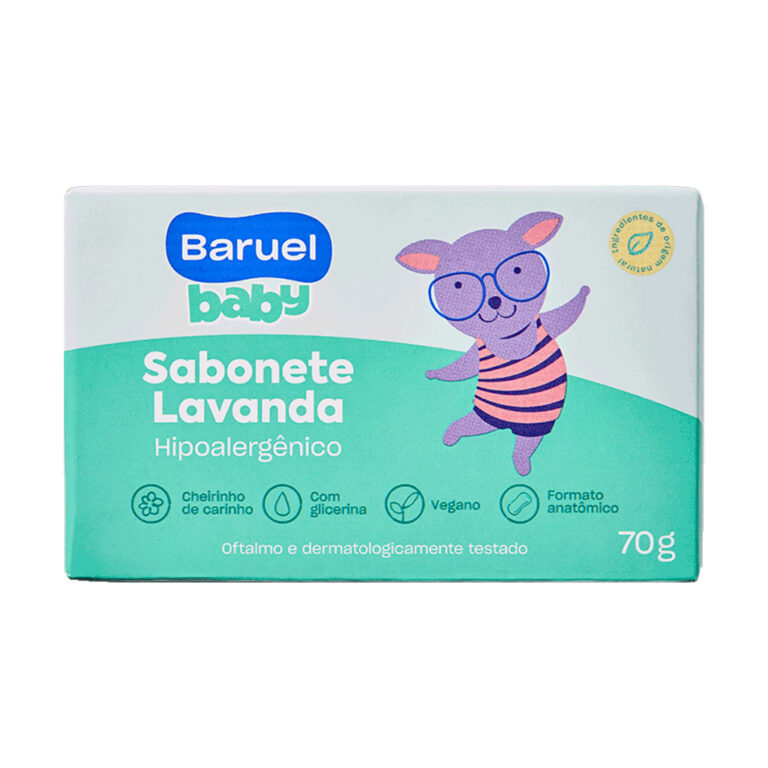 Sabonete Barra Lavanda Baruel Baby 70g