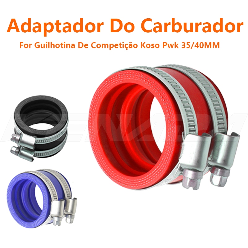 KENADA RACING Adaptador Do Carburador Filtro De Ar Manifold Guilhotina De Competição Koso Pwk 35/40M