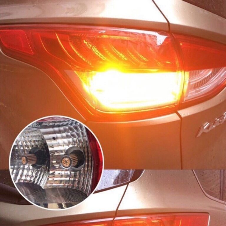 2 Peças De Lâmpada De Sinalização T20 7440 744