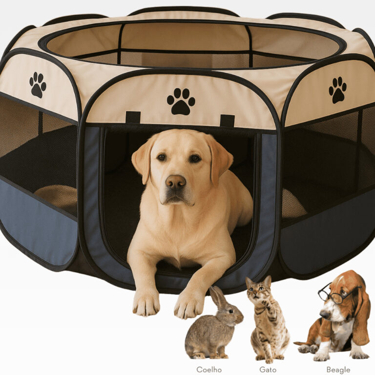 Casinha Cachorro Gato Cercadinho Pet Conforto Port