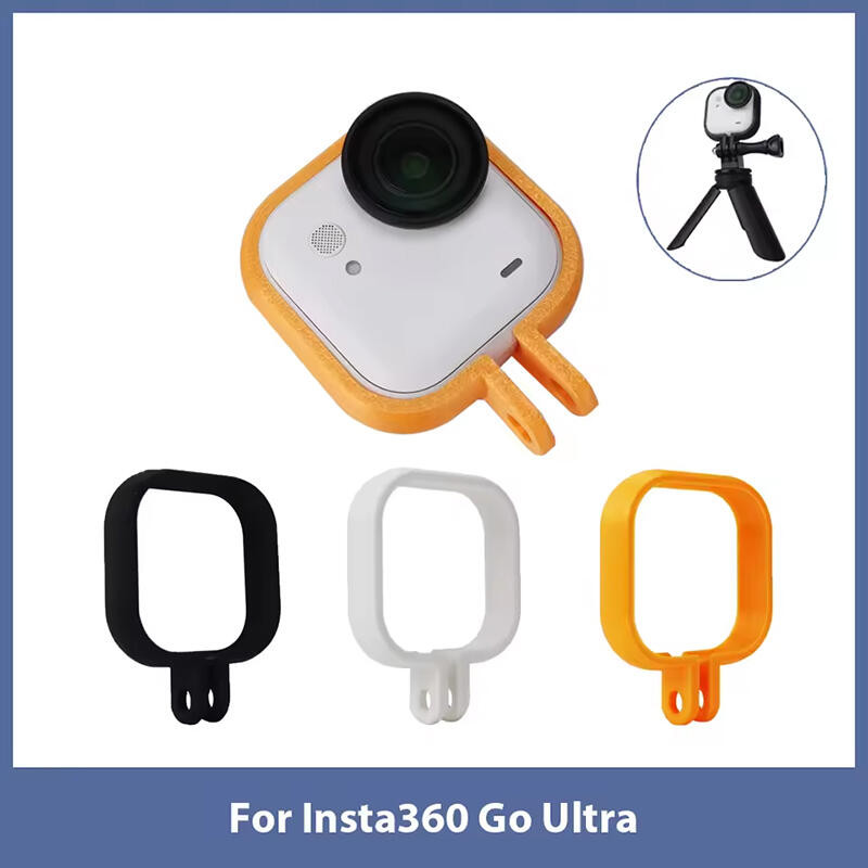 Para Insta360 GO Ultra Câmera Expansão Quadro Protetor Duas Garra Adaptador Suporte De Montagem Inst