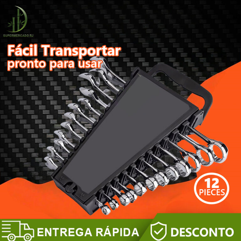 Jogo De Chave Combinada com 12 peças 6 a 22mm  Al