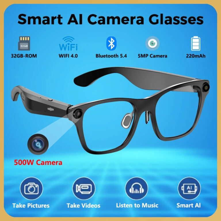 2026 Para Óculos de Câmera Inteligente AI Tirar 