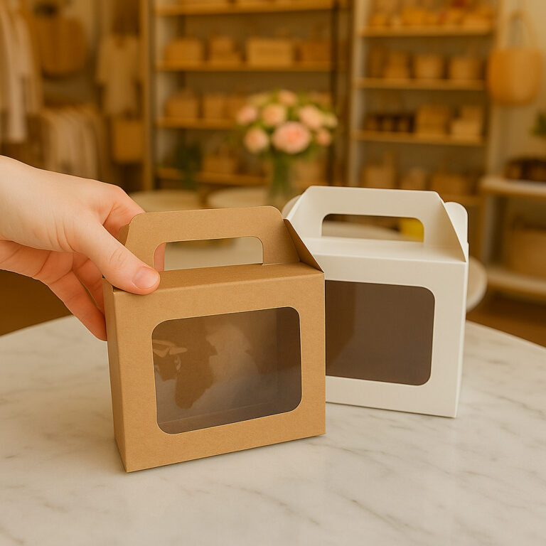 Kit Caixas De Presente Maleta 15x6x12cm Com Visor 