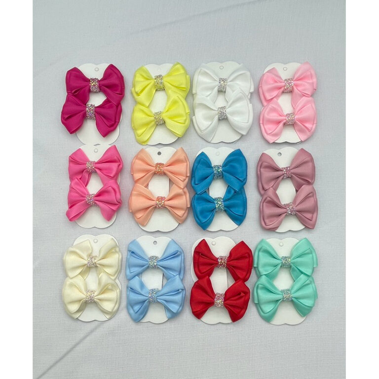 Kit 24 Laços Infantis Luxo Parzinho  Cores Sortid