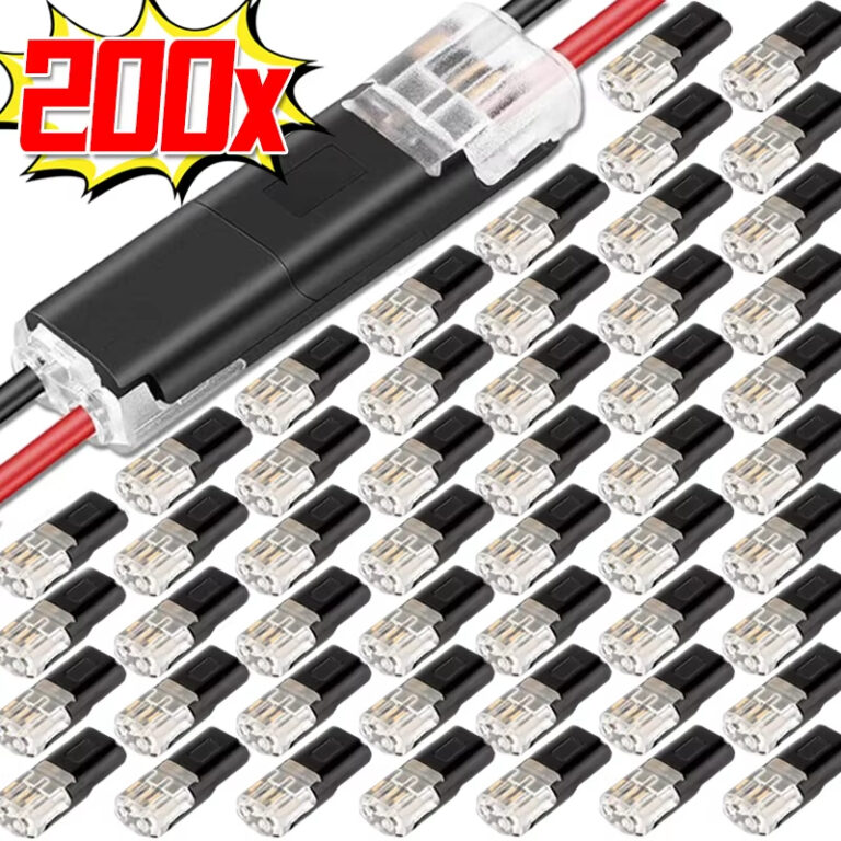 Conectores Elétricos De Plugue De 2 Pinos  200 Pe