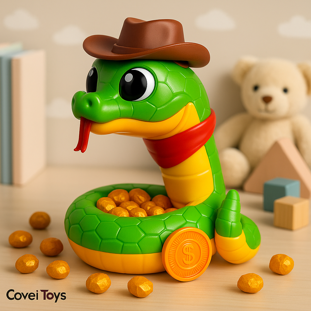 Brinquedo Tesouro da Serpente Pegue o Ouro Jogo Interativo Educativo Divertido Para Criança