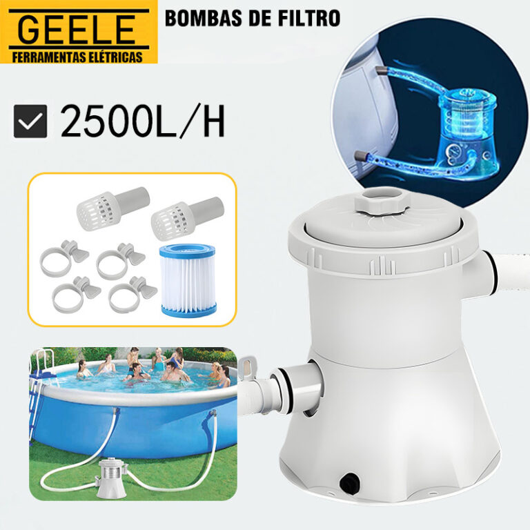 Filtro Bomba Piscina 2500L/h-Trato Filtrante  GEEL
