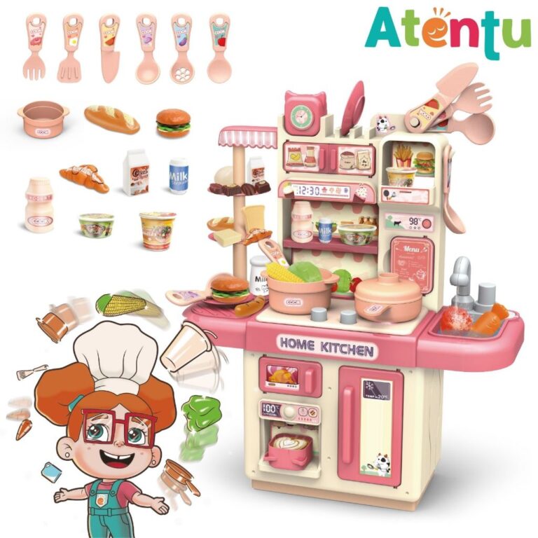 Cozinha Infantil Brinquedo com Luz Sai Água de Ve