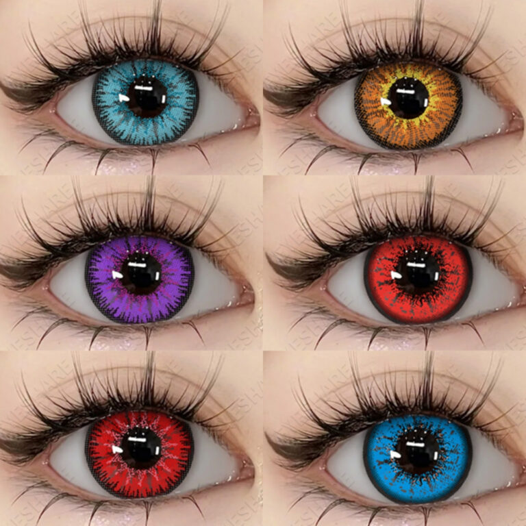 Lentes De Contato Coloridas cosplay Rosa Loucas De