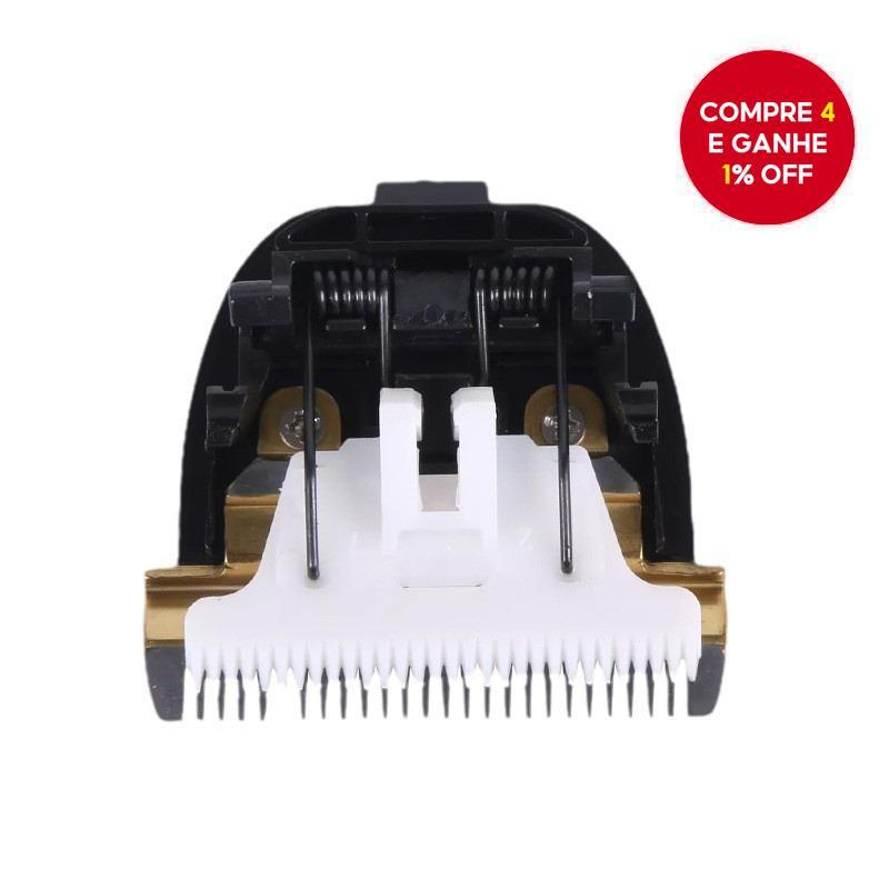 Cabeça Cerâmica Profissional Do Cortador Da Máquina De Cortar Cabelo 40Mm 24 Dentes , Acessórios Lâm