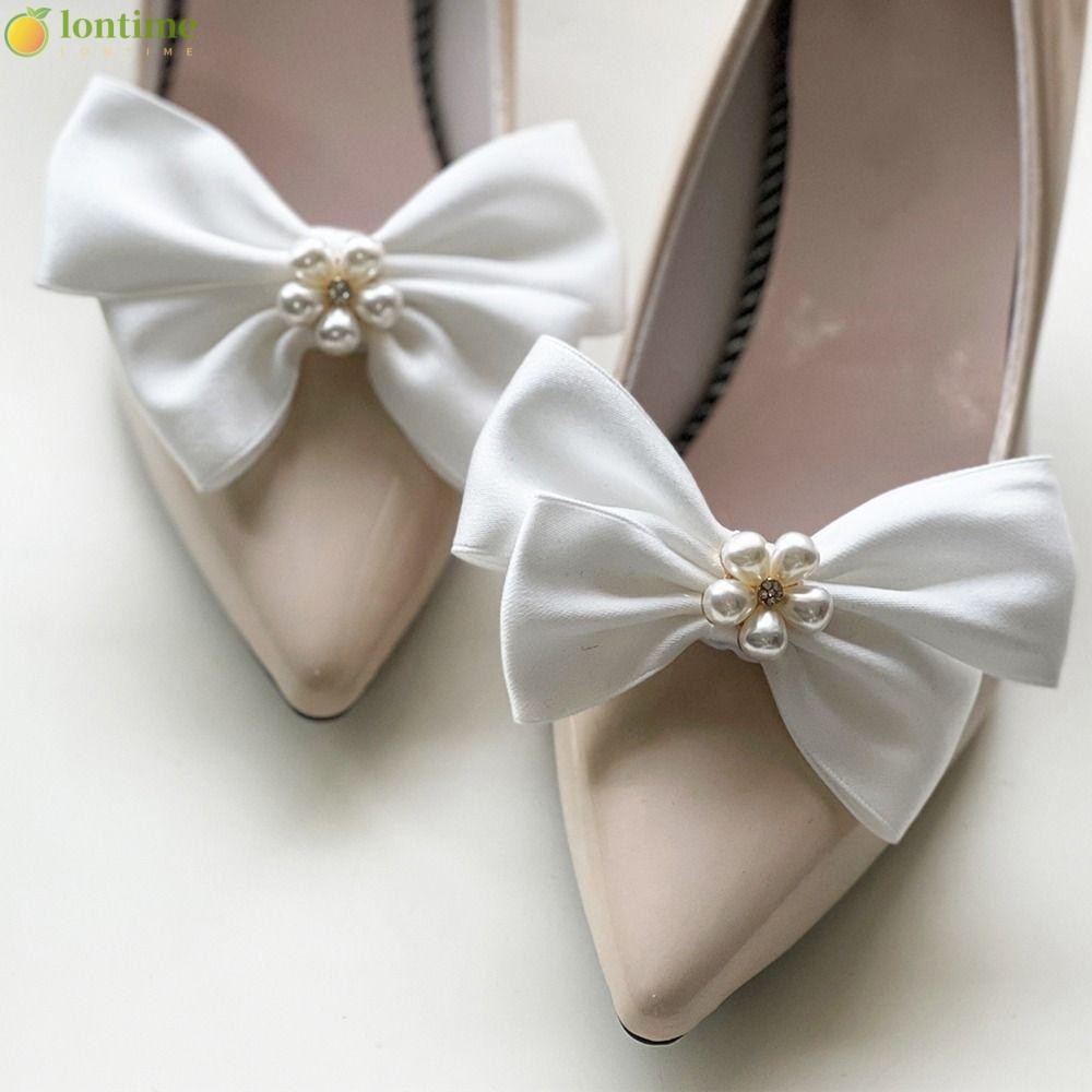 LONTIME 2 Peças De Fivela De Sapatos Femininos Amuletos Removíveis Decoração