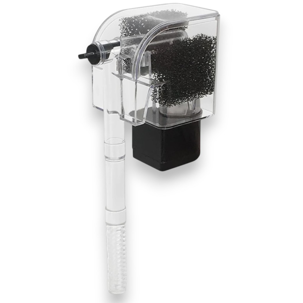 Filtro Externo Aquario Filtrinho Pequeno Peixe Hang On Filtragem Beteira até 12 Litros