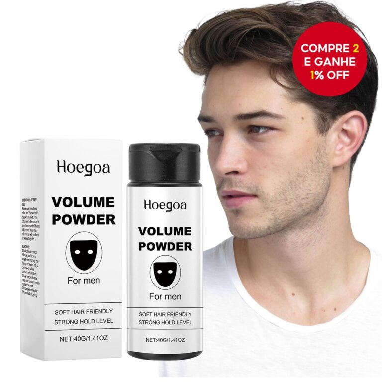 Novo Pó Texturizador BlackMask para Homens, Fáci