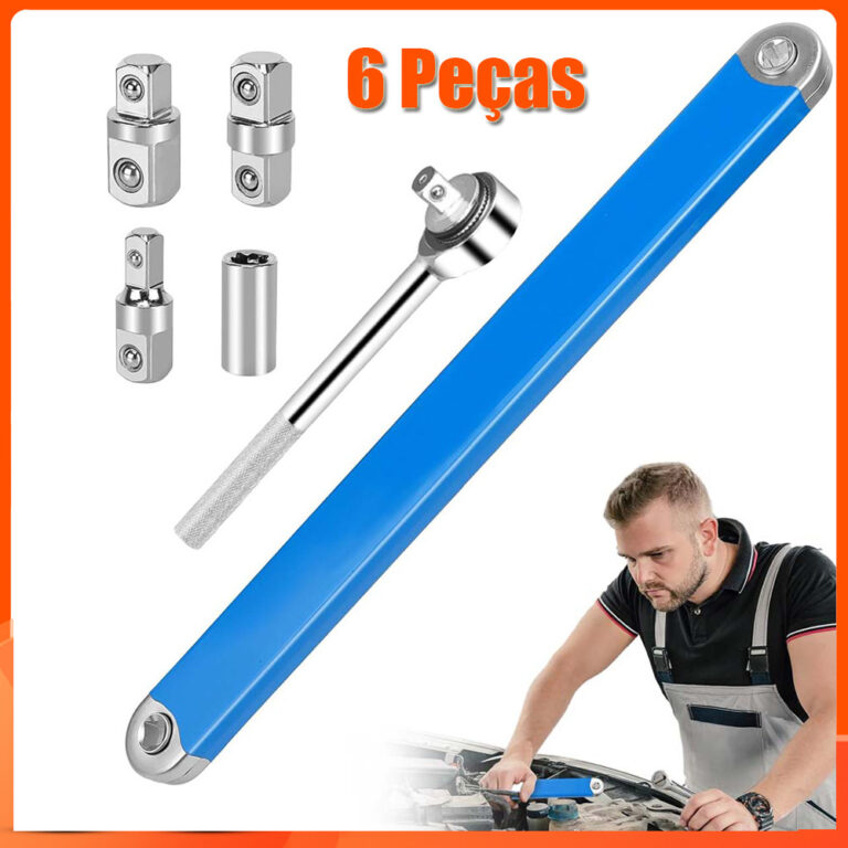 Kit de braço de extensão de chave de catraca de