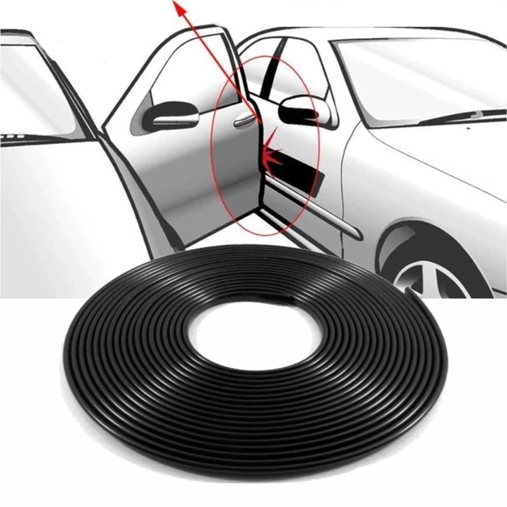 10 metros Borracha Protetora para Porta de Carro e Bordas Veiculo Universal Carro Preto Fosco