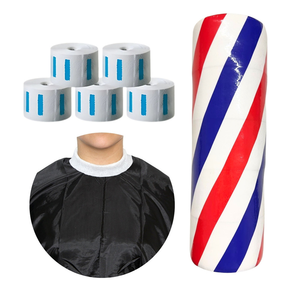 gola higiênica barbearia 1 Pacote C/ 5 rolos 500 unidades descartável pronta entrega envio imediato
