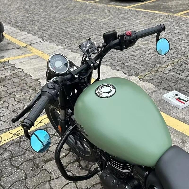 Para Royal Enfield Bullet/Meteor/Classic 350 500 Interceptor 650 CNC Motocicleta Lateral Ajustável B