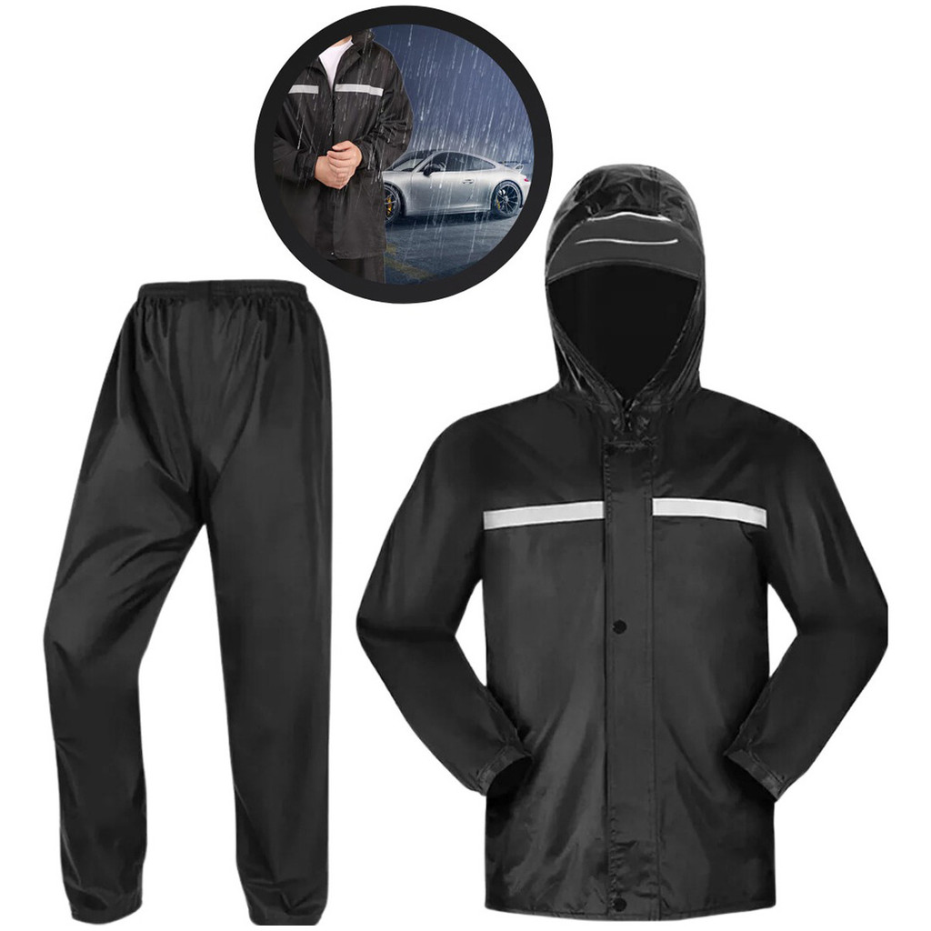 Capa De Chuva Moto Motoqueiro Impermeável Reforçada