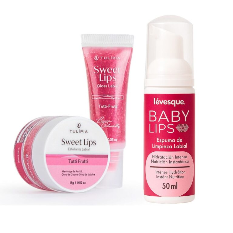 Kit Sweet Lips Gloss Esfoliante e Espuma Labial Ba