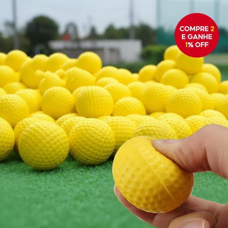 10pcs bolas de golfe macias amarela PU prática in
