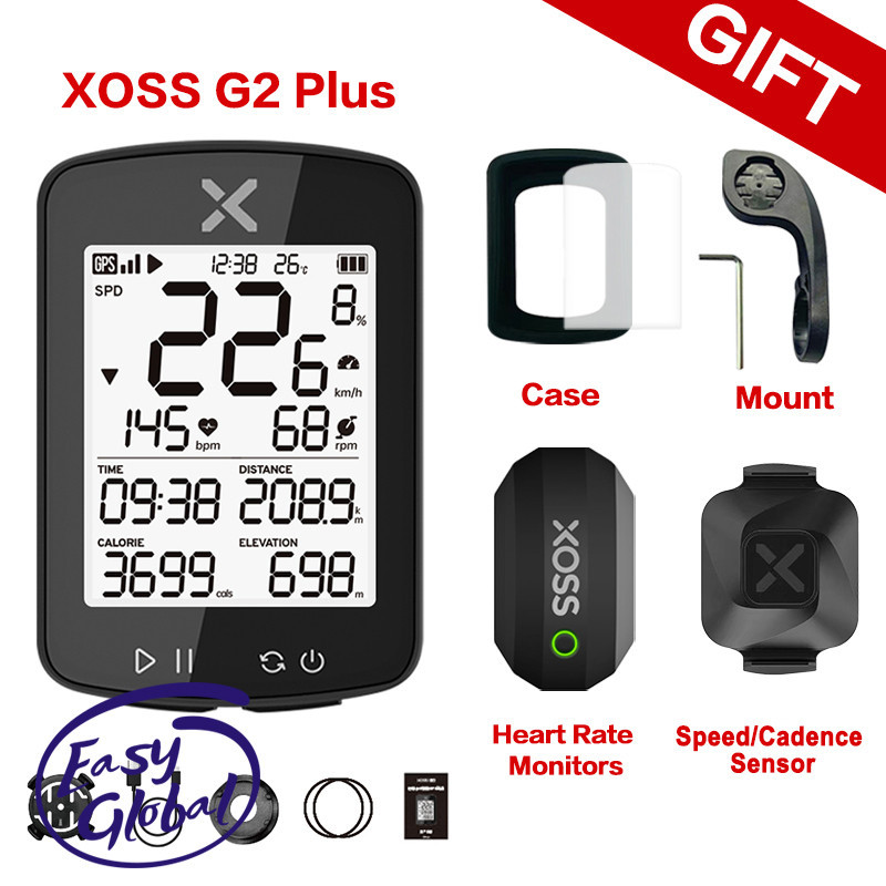 XOSS G2 G2 Plus Computador De Ciclismo GPS Sem Fio Bluetooth Velocímetro À Prova Dágua Rastreador De