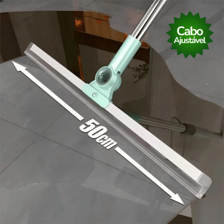 Rodo de Silicone Para Limpeza de Piso Vidros Com G