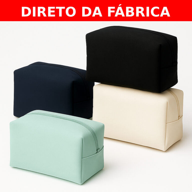 Kit De Necessaire 10 Unidades Lisas Para Personali