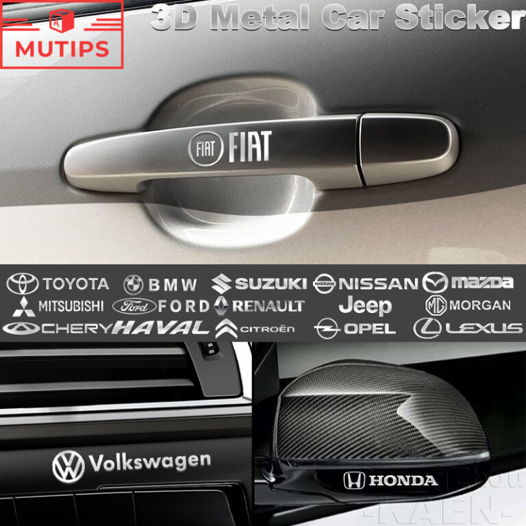 MUTIPSAdesivo De Metal 3D Para Carro , Logotipo Do